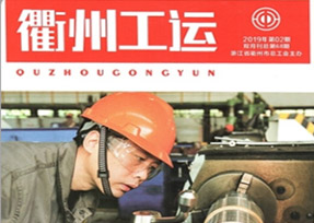 《衢州工運》2019年第68期，刊登了我公司工會主席汪培同志的《在創(chuàng) 文創(chuàng)衛(wèi)工作中發(fā)揮科技的力量